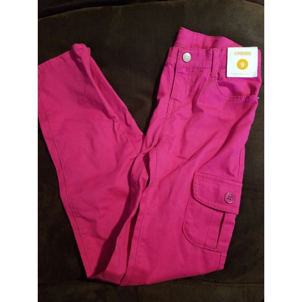 Gymboree fashionable fox pink pants 9